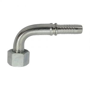 CONEXIÓN 20291T ESP. H. 90° MÉTRICA CARA PLANA CODO PARA MANGUERA R2 - R12