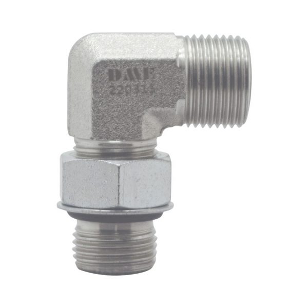 186 ADAPTADOR CODO 90° MACHO ORS-MACHO BOSS