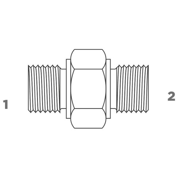 1B ADAPTADOR MACHO BSPP - BSPP