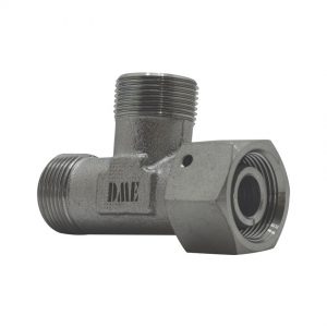 DEL TEE MACHO MILIMÉTRICO CONO 24° A HEMBRA MÉTRICA LATERAL