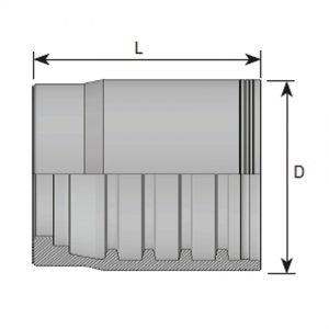 CONEXIÓN FERRULA PARA 4SH /4SP / R12 ELASTIC 4000